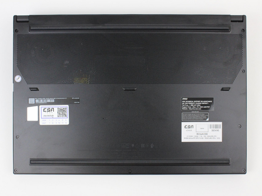 Open box MSI Stealth GS66, I7-12700H, 32 GB,DDR5, 15,6" ins., 1920x1080 px, SSD, 1 TB Product code: 38014745 ESA-Tech Image 11 of 11" title="MSI Stealth GS66 - 1199 €, Product code: 38014745 - Image 11 of 11
