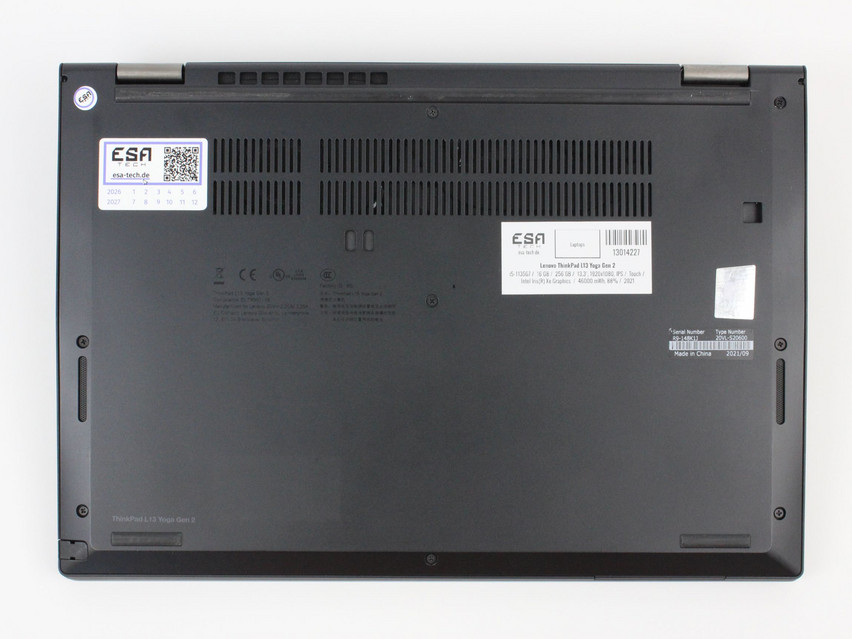 Refurbished Lenovo ThinkPad L13 Yoga Gen 2, i5-1135G7, 16 GB,DDR4, 13,3" ins., 1920x1080 px, SSD, 256 GB Product code: 13014227 ESA-Tech Image 14 of 14" title="Lenovo ThinkPad L13 Yoga Gen 2 - 379 €, Product code: 13014227 - Image 14 of 14