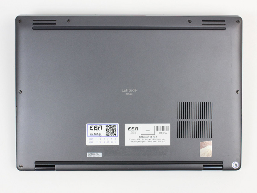 Refurbished Dell Latitude 9430 2-in-1, i7-1265U, 16 GB,LPDDR5, 14,0" ins., 1920x1200 px, SSD, 512 GB Produktcode: 10014755 ESA-Tech Bild 13 von 14" title="Dell Latitude 9430 2-in-1 - 599 €, Produktcode: 10014755 - Bild 13 von 14