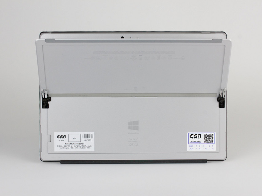 Refurbished Microsoft Surface Pro 3 (1631), i5-4300U, 4 GB,DDR3, 12,0" ins., 2160х1440 px, SSD, 128 GB Product code: 16024702 ESA-Tech Image 10 of 11" title="Microsoft Surface Pro 3 (1631) - 129 €, Product code: 16024702 - Image 10 of 11