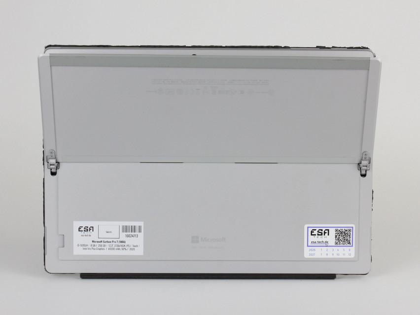 Refurbished Microsoft Surface Pro 7 (1866), i5-1035G4, 8 GB,LPDDR4, 12,3" ins., 2736x1824 px, SSD, 256 GB Product code: 16024713 ESA-Tech Image 13 of 16" title="Microsoft Surface Pro 7 (1866) - 199 €, Product code: 16024713 - Image 13 of 16