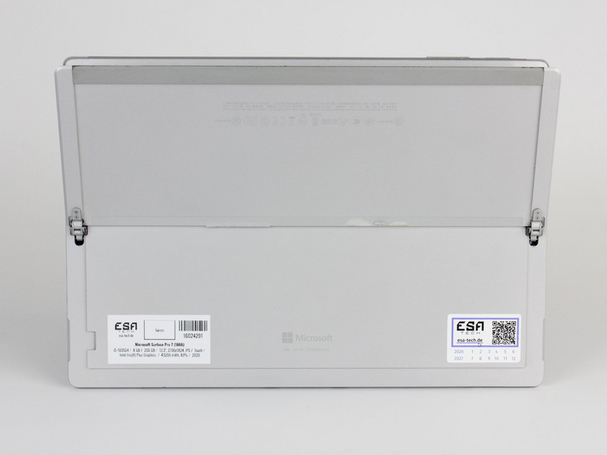 Refurbished Microsoft Surface Pro 7 (1866), i5-1035G4, 8 GB,LPDDR4, 12,3" ins., 2736x1824 px, SSD, 256 GB Produktcode: 16024291 ESA-Tech Bild 15 von 17" title="Microsoft Surface Pro 7 (1866) - 199 €, Produktcode: 16024291 - Bild 15 von 17