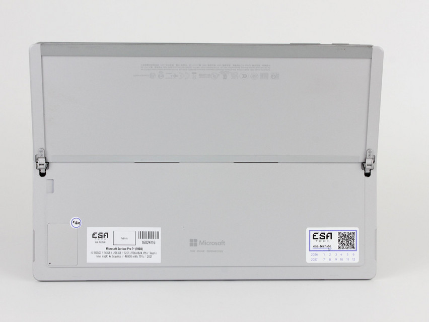 Refurbished Microsoft Surface Pro 7+ (1960), i5-1135G7, 16 GB,LPDDR4, 12,3" ins., 2736x1824 px, SSD, 256 GB Produktcode: 16024716 ESA-Tech Bild 12 von 14" title="Microsoft Surface Pro 7+ (1960) - 349 €, Produktcode: 16024716 - Bild 12 von 14