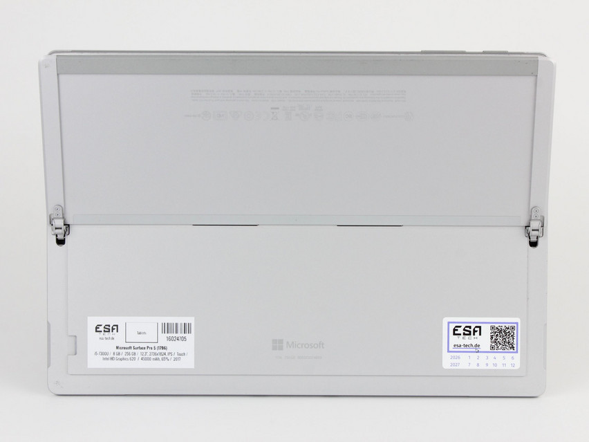 Refurbished Microsoft Surface Pro 5 (1796), i5-7300U, 8 GB,LPDDR3, 12,3" ins., 2736x1824 px, SSD, 256 GB Product code: 16024705 ESA-Tech Image 12 of 13" title="Microsoft Surface Pro 5 (1796) - 189 €, Product code: 16024705 - Image 12 of 13