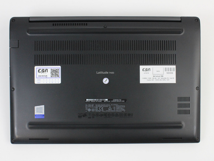 Refurbished Dell Latitude 7480, i7-6600U, 8 GB,DDR4, 14,0" ins., 1920x1080 px, SSD, 256 GB Product code: 10014196 ESA-Tech Image 9 of 9" title="Dell Latitude 7480 - 199 €, Product code: 10014196 - Image 9 of 9