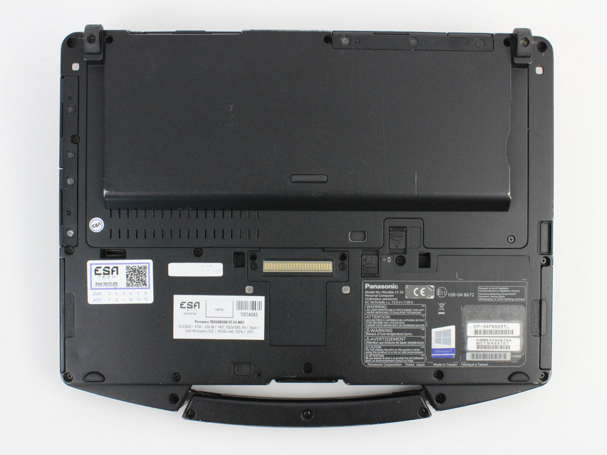 Refurbished Panasonic TOUGHBOOK CF-54 MK2, i5-6300U, 8 GB,DDR3, 14,0" ins., 1920x1080 px, SSD, 256 GB Produktcode: 15014089 ESA-Tech Bild 12 von 12" title="Panasonic TOUGHBOOK CF-54 MK2 - 299 €, Produktcode: 15014089 - Bild 12 von 12