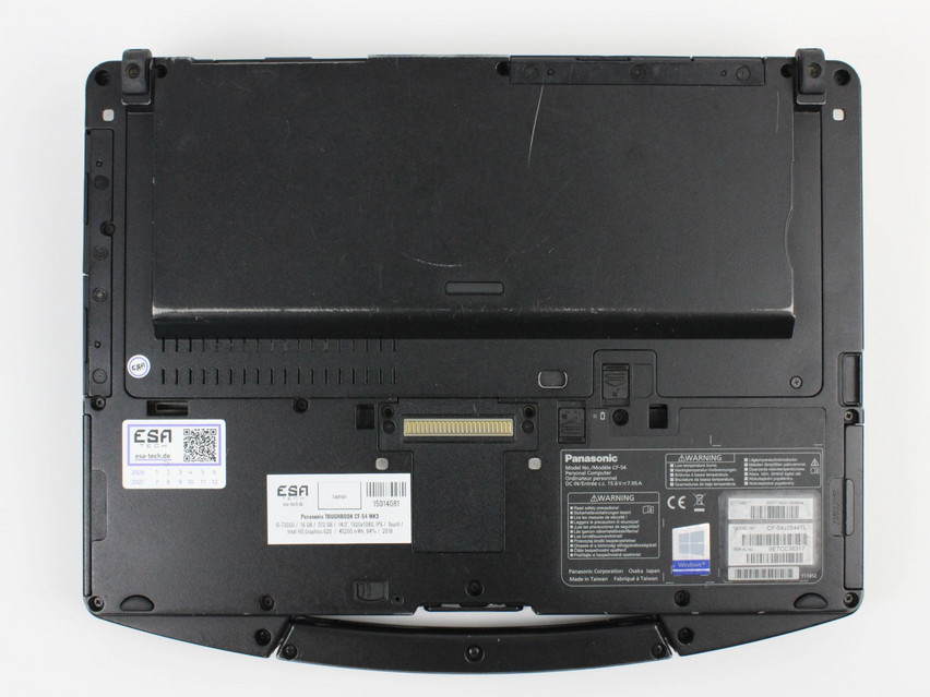 Refurbished Panasonic TOUGHBOOK CF-54 MK3, i5-7300U, 16 GB,DDR4, 14,0" ins., 1920x1080 px, SSD, 256 GB Produktcode: 15014081 ESA-Tech Bild 11 von 11" title="Panasonic TOUGHBOOK CF-54 MK3 - 379 €, Produktcode: 15014081 - Bild 11 von 11