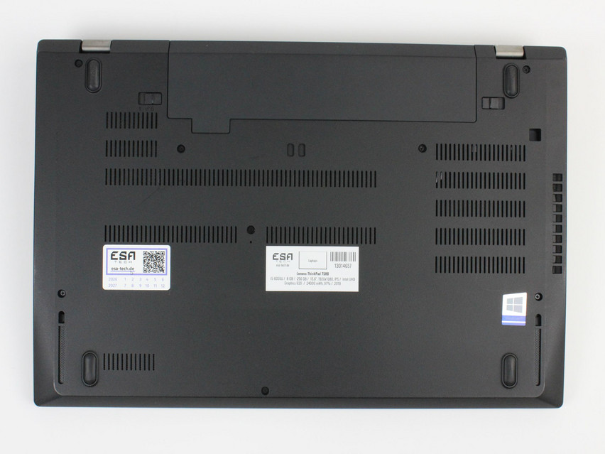 Refurbished Lenovo ThinkPad T580, i5-8350U, 8 GB,DDR4, 15,6" ins., 1920x1080 px, SSD, 256 GB Produktcode: 13014657 ESA-Tech Bild 10 von 10" title="Lenovo ThinkPad T580 - 299 €, Produktcode: 13014657 - Bild 10 von 10