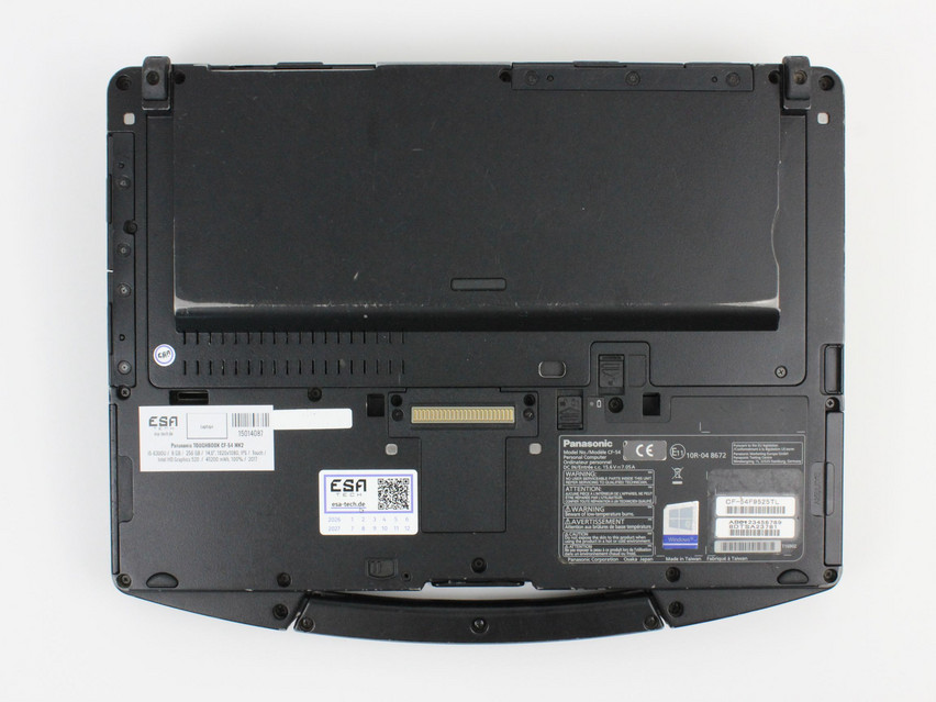 Refurbished Panasonic TOUGHBOOK CF-54 MK2, i5-6300U, 8 GB,DDR3, 14,0" ins., 1920x1080 px, SSD, 256 GB Product code: 15014087 ESA-Tech Image 12 of 12" title="Panasonic TOUGHBOOK CF-54 MK2 - 299 €, Product code: 15014087 - Image 12 of 12