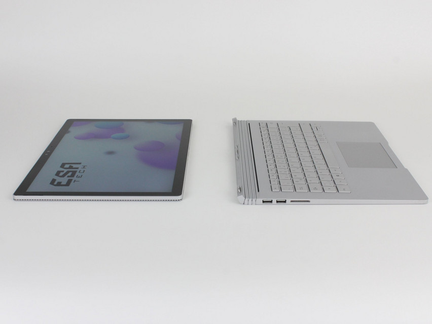 Refurbished Microsoft Surface Book 1, i5-6300U, 8 GB,LPDDR3, 13,5" ins., 3000x2000 px, SSD, 256 GB Product code: 16014762 ESA-Tech Image 2 of 11" title="Microsoft Surface Book 1 - 229 €, Product code: 16014762 - Image 2 of 11