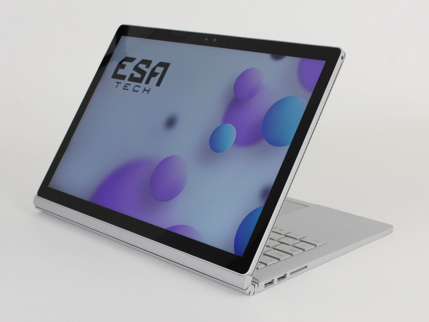Refurbished Microsoft Surface Book 1, i5-6300U, 8 GB,LPDDR3, 13,5" ins., 3000x2000 px, SSD, 256 GB Product code: 16014762 ESA-Tech Image 3 of 11" title="Microsoft Surface Book 1 - 229 €, Product code: 16014762 - Image 3 of 11