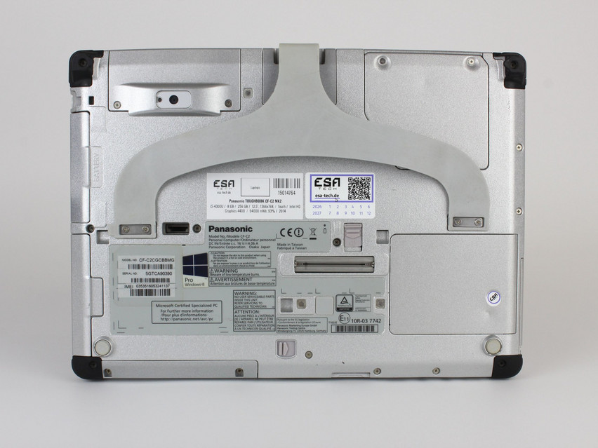 Refurbished Panasonic TOUGHBOOK CF-C2 MK2, i5-4300U, 8 GB,DDR3, 12,5" ins., 1366x768 px, SSD, 256 GB Produktcode: 15014764 ESA-Tech Bild 15 von 16" title="Panasonic TOUGHBOOK CF-C2 MK2 - 399 €, Produktcode: 15014764 - Bild 15 von 16