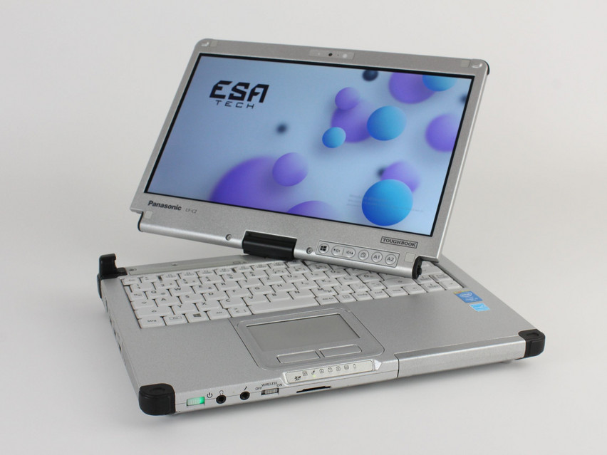 Refurbished Panasonic TOUGHBOOK CF-C2 MK2, i5-4300U, 4 GB,DDR3, 12,5" ins., 1366x768 px, SSD, 256 GB Product code: 15014765 ESA-Tech Image 3 of 16" title="Panasonic TOUGHBOOK CF-C2 MK2 - 349 €, Product code: 15014765 - Image 3 of 16