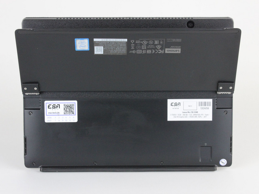 Refurbished Lenovo Miix 720-12IKB, i7-7500U, 8 GB,DDR4, 12,0" ins., 2880x1920 px, SSD, 256 GB Produktcode: 13024298 ESA-Tech Bild 10 von 10" title="Lenovo Miix 720-12IKB - 199 €, Produktcode: 13024298 - Bild 10 von 10