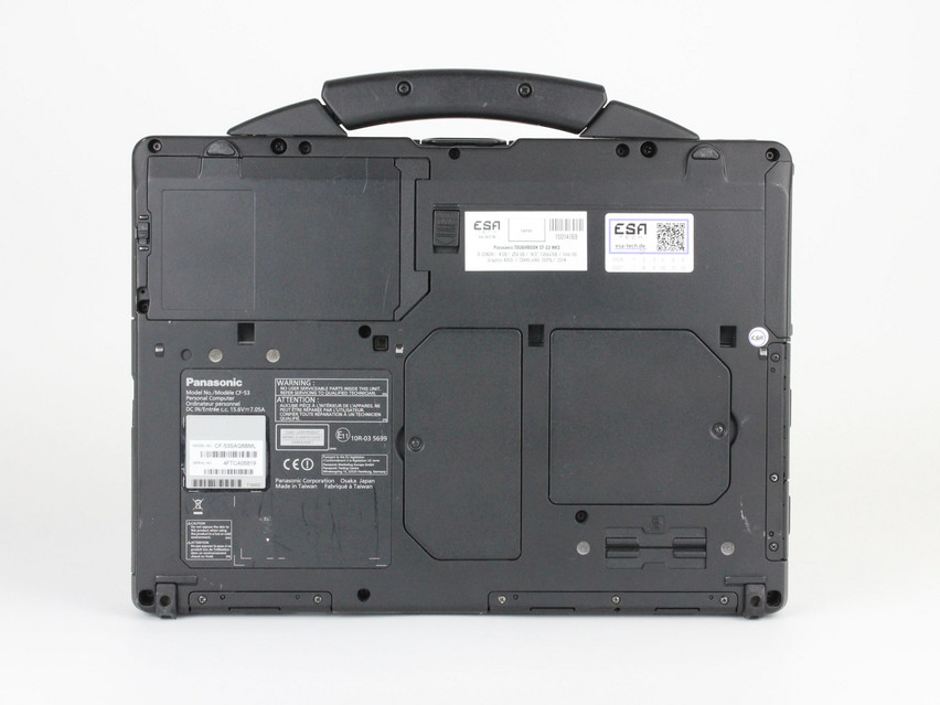 Refurbished Panasonic TOUGHBOOK CF-53 MK3, i5-3340M, 4 GB,DDR3, 14,0" ins., 1366x768 px, SSD, 256 GB Product code: 15014769 ESA-Tech Image 11 of 11" title="Panasonic TOUGHBOOK CF-53 MK3 - 230 €, Product code: 15014769 - Image 11 of 11