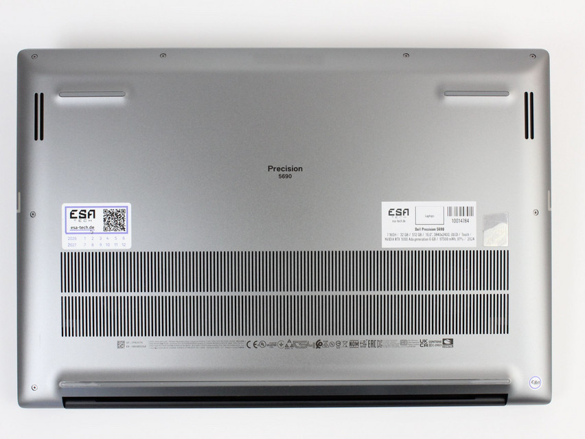 Refurbished Dell Precision 5690, 7 165H, 32 GB,LPDDR5X, 16,0" ins., 3840x2400 px, SSD, 512 GB Product code: 10014784 ESA-Tech Image 8 of 8" title="Dell Precision 5690 - 989 €, Product code: 10014784 - Image 8 of 8