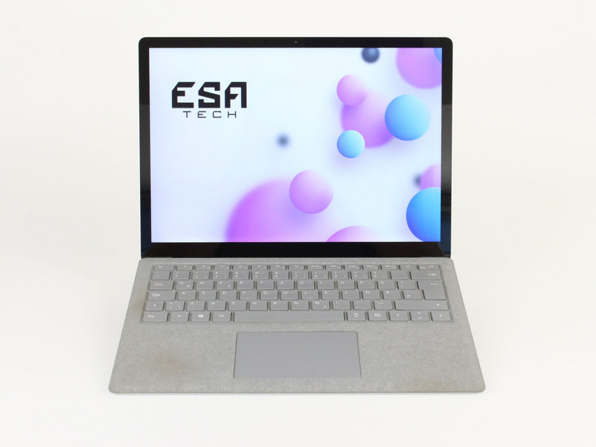 Refurbished Microsoft Surface Laptop 1 (Modell 1769), i5-7300U, 8 GB,LPDDR3, 13,5" ins., 2256x1504 px, SSD, 256 GB Product code: 16015029 ESA-Tech Image 1 of 7" title="Microsoft Surface Laptop 1 (Modell 1769) - 199 €, Product code: 16015029 - Image 1 of 7