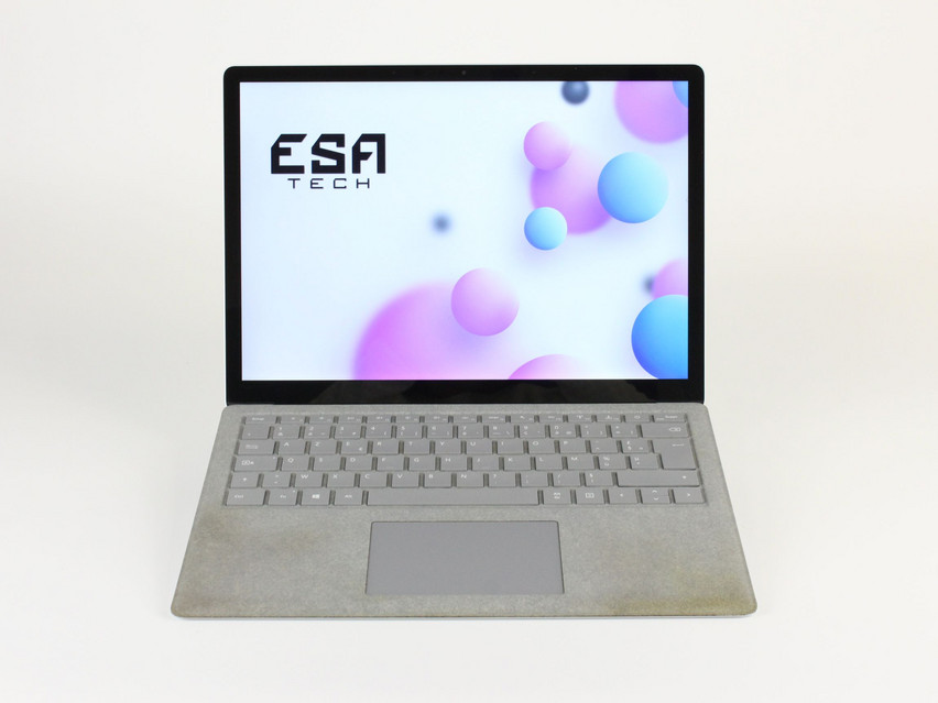 Refurbished Microsoft Surface Laptop 2 (Modell 1769), i5-8350U, 8 GB,LPDDR3, 13,5" ins., 2256x1504 px, SSD, 256 GB Product code: 16015052 ESA-Tech Image 1 of 7" title="Microsoft Surface Laptop 2 (Modell 1769) - 199 €, Product code: 16015052 - Image 1 of 7