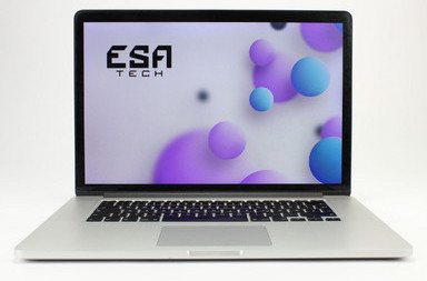 Gebrauchte Apple MacBook Pro 11,2 A1398 (2014), i7-4770HQ, 16 GB, DDR3, SSD, 256 GB, 219.00 €, Produktcode 12011940 ESA-TECH