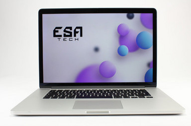 Gebrauchte Apple MacBook Pro 11,4 A1398 (2015), i7-4770HQ, 16 GB, DDR3, SSD, 256 GB, 299.00 €, Produktcode 12011941 ESA-TECH