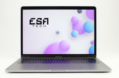 Gebrauchte Apple MacBook Pro 15,2 A1989 (2018), i5-8259U, 16 GB, LPDDR3, SSD, 256 GB, 449.00 €, Produktcode 12011967 ESA-TECH