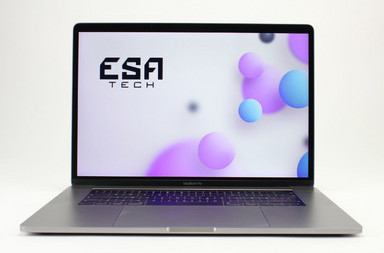 Gebrauchte Apple MacBook Pro 15,1 A1990 (2019), i7-9750H, 32 GB, DDR4, SSD, 512 GB, 599.00 €, Produktcode 12013136 ESA-TECH