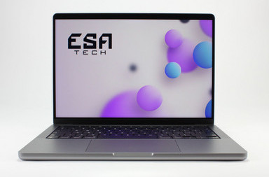 Gebrauchte Apple MacBook Pro 18,3 A2442 (2021) M1 Pro, APL1103, 32 GB, LPDDR5, SSD, 512 GB, 999.00 €, Produktcode 12013091 ESA-TECH