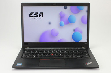Gebrauchte Lenovo ThinkPad T480s, i7-8550U, 24 GB, DDR4, SSD, 512 GB, 329.00 €, Produktcode 13013322 ESA-TECH