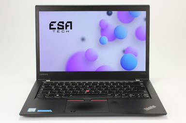Gebrauchte Lenovo ThinkPad T470s, i7-7500U, 16 GB, DDR4, SSD, 256 GB, 199.00 €, Produktcode 13013326 ESA-TECH