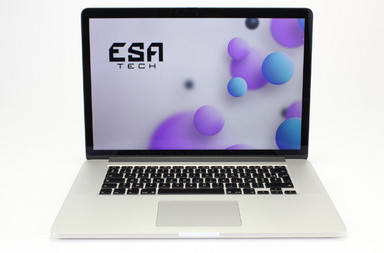 Used Apple MacBook Pro 11,4 A1398 (2015), i7-4770HQ, 16 GB, DDR3, SSD, 256 GB, 189.00 € Product code: 12011949 ESA-TECH