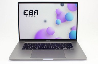 Gebrauchte Apple MacBook Pro 16,1 A2141 (2019), i9-9980HK, 64 GB, DDR4, SSD, 512 GB, 599.00 €, Produktcode 12013153 ESA-TECH