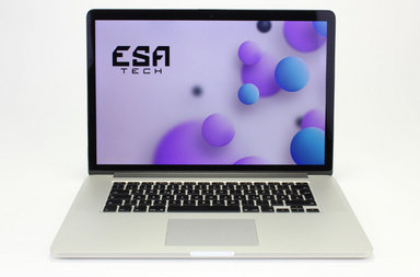 Gebrauchte Apple MacBook Pro 10,1 A1398 (2013), i7-3615QM, 8 GB, DDR3, SSD, 251 GB, 149.00 €, Produktcode 12013515 ESA-Tech