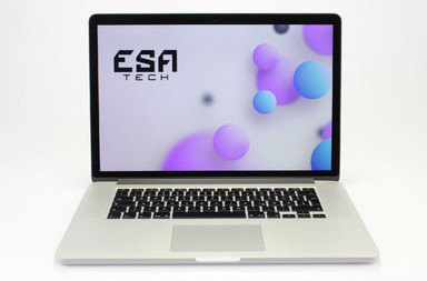Gebrauchte Apple MacBook Pro 11,5 A1398 (2015), i7-4870HQ, 16 GB, DDR3, SSD, 512 GB, 249.00 €, Produktcode 12013567 ESA-Tech