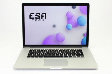 Gebrauchte Apple MacBook Pro 11,5 A1398 (2015), i7-4870HQ, 16 GB, DDR3, SSD, 512 GB, 299.00 €, Produktcode 12013566 ESA-Tech