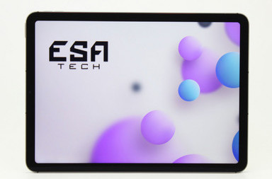 Gebrauchte Apple iPad Air 5. Gen. (A2589) Wi-Fi + Cellular (2022), APL1102, 8 GB, LPDDR4X, 10.9" ins., 2360x1640 px, SSD, 64 GB, 449,00 €, Produktcode 12023417 ESA-Tech