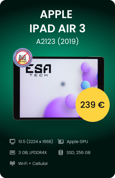Apple iPad Air 3. Generation (A2123) Wi-Fi + Cellular (2019)